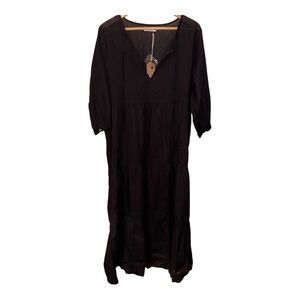 NWT Natural Life Black Dress L XL